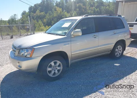 2002 Toyota Highlander Limited V6 z USA, uszkodzony, nr VIN JTEHF21AX20056451
